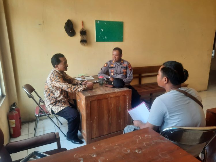 Kapolsek Kramat Binluh ke Pasar Kemantran